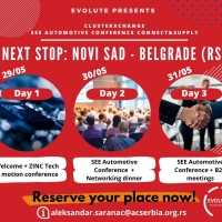 EVOLUTE präsentiert: CLUSTERXCHANGE PROGRAM NEXT STOP: NOVI SAD - BELGRADE (RS)